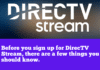 Before You Sign up For DIRECTV STREAM, Things to Consider