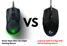 Razer Viper Mini vs G203 razer viper mini vs g203