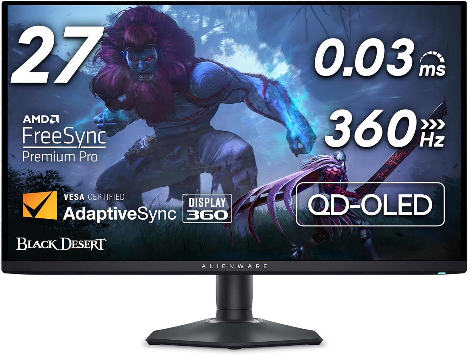 360Hz QD-OLED Gaming Monitor